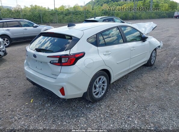 JF1GUABCXS8336541 2025 SUBARU IMPREZA White Задня права чверть