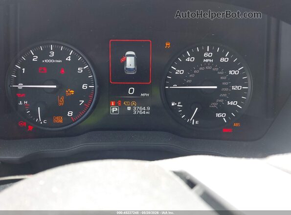 JF1GUABCXS8336541 2025 SUBARU IMPREZA White Вид задніх сидінь