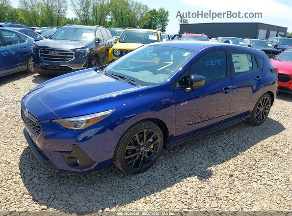JF1GUHHC5T8237255 2026 SUBARU IMPREZA Blue წინა მარცხენა ხედი სამი მეოთხედიდან