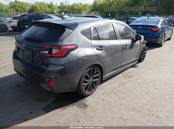 JF1GUHJC4R8299975 2024 SUBARU IMPREZA Серый Задняя правая четверть