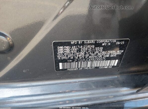 JF1GUHJC4R8299975 2024 SUBARU IMPREZA Серый Вид подкапотного пространства