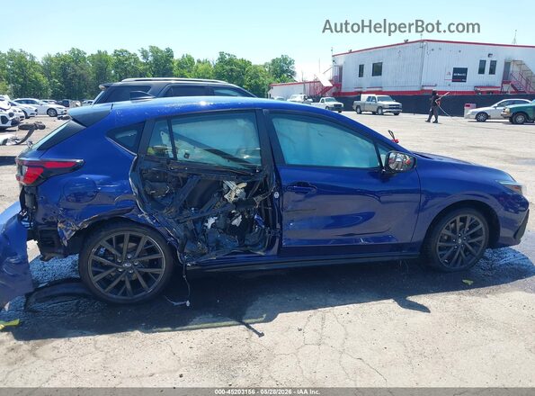 JF1GUHJC5R8307713 2024 SUBARU IMPREZA Синий Вид задней части салона