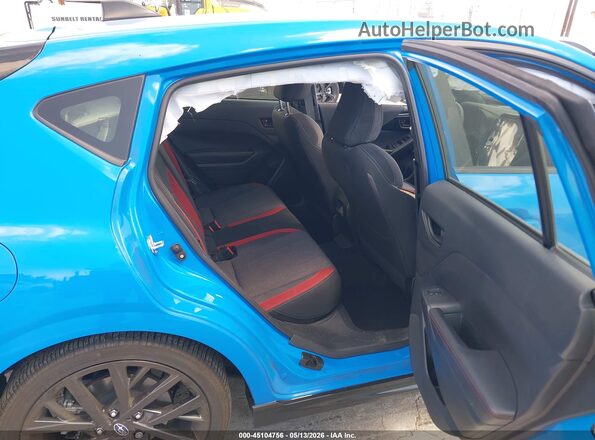 JF1GUHJC6S8331217 2025 SUBARU IMPREZA Синий Вид наклейки с VIN-кодом