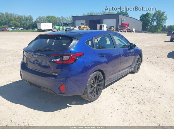 JF1GUHJC9T8237446 2026 SUBARU IMPREZA Blue უკანა მარჯვენა