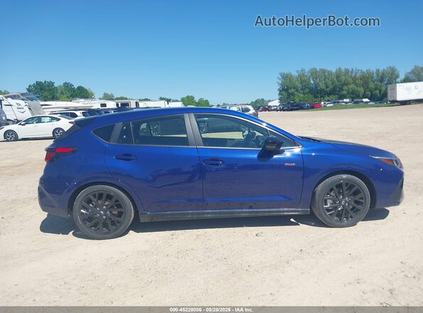 JF1GUHJC9T8237446 2026 SUBARU IMPREZA Blue უკანა სალონის ხედი