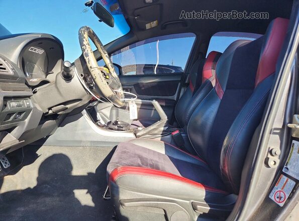 JF1VA2M62H9828237 2017 SUBARU WRX Угольный Вид салона спереди