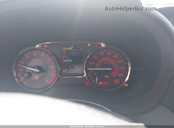 JF1VA2M68G9801543 2016 SUBARU WRX STI Silver Вид задніх сидінь