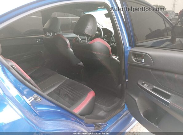 JF1VA2M6XH9831323 2017 SUBARU WRX STI Blue VIN կոդի պիտակի տեսք