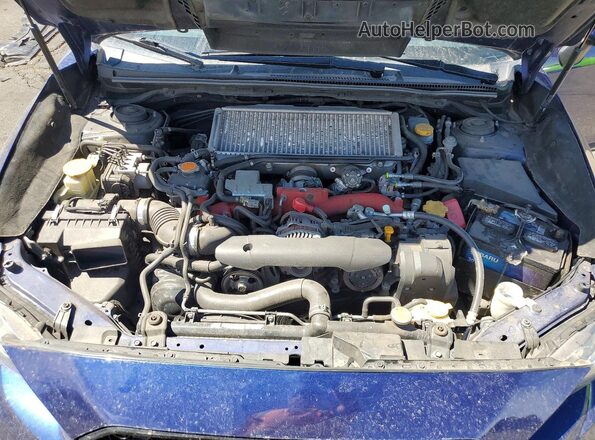 JF1VA2R69K9820989 2019 SUBARU WRX Синий Вид задней части салона