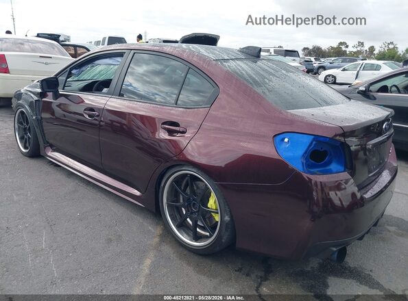JF1VA2S62M9820538 2021 SUBARU WRX STI Burgundy Trasero izquierdo