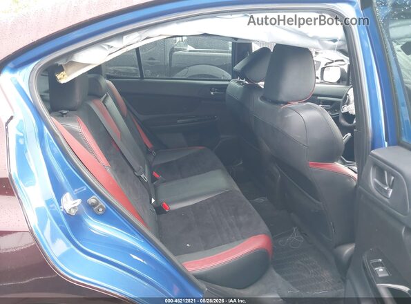 JF1VA2S62M9820538 2021 SUBARU WRX STI Burgundy Vista de la etiqueta del VIN