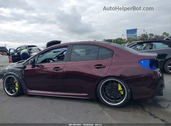 JF1VA2S62M9820538 2021 SUBARU WRX STI Burgundy Vista interior de 360 grados