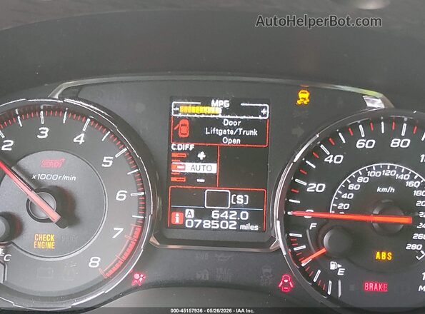 JF1VA2S63M9813372 2021 SUBARU WRX STI White 