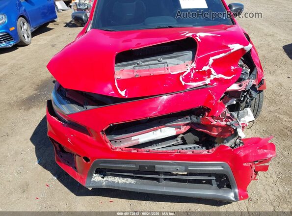 JF1VA2T68J9822871 2018 SUBARU WRX STI Красный Вид спереди