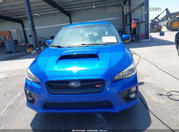 JF1VA2V64H9817481 2017 SUBARU WRX STI Blue Widok wnętrza z tyłu