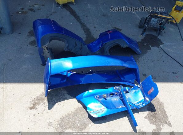 JF1VA2V64H9817481 2017 SUBARU WRX STI Blue Widok zestawu wskaźników