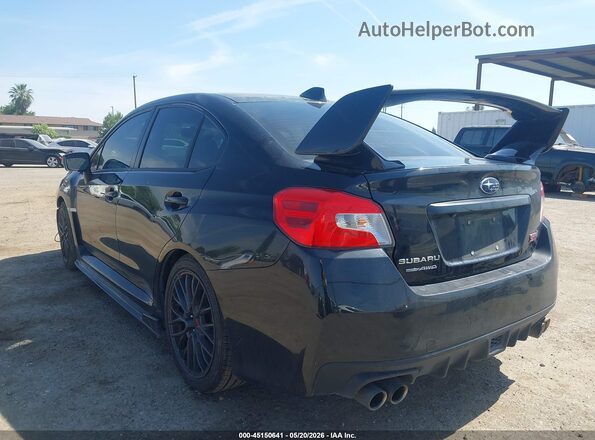 JF1VA2V66G9830604 2016 SUBARU WRX STI Black უკანა მარცხენა