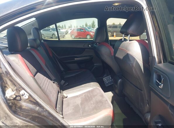 JF1VA2V66G9830604 2016 SUBARU WRX STI Black VIN კოდის სტიკერის ხედი