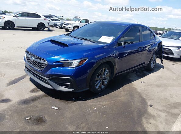 JF1VBAA61P9823332 2023 SUBARU WRX Blue Առջևի ձախ երեք քառորդ տեսարան