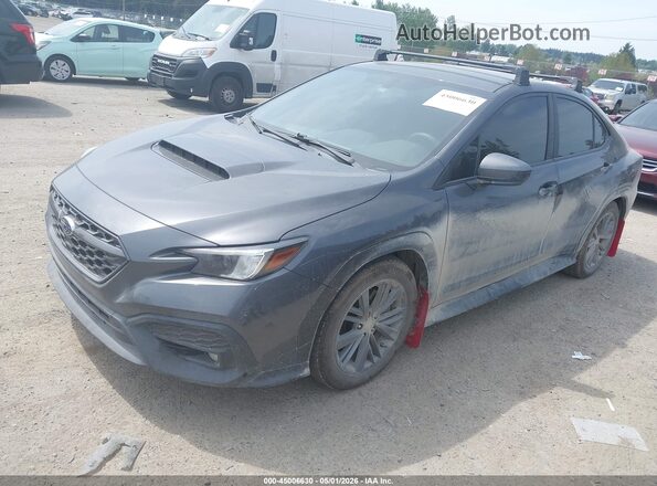 JF1VBAA69P9805290 2023 SUBARU WRX Gray წინა მარცხენა ხედი სამი მეოთხედიდან