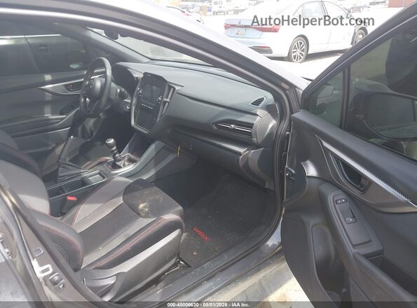 JF1VBAA69P9805290 2023 SUBARU WRX Gray წინა სალონის ხედი
