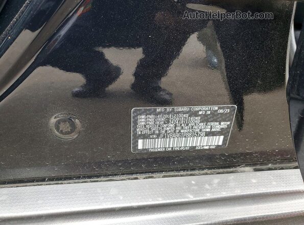 JF1VBAB61P8815798 2023 SUBARU WRX Black Vista del compartimento del motor