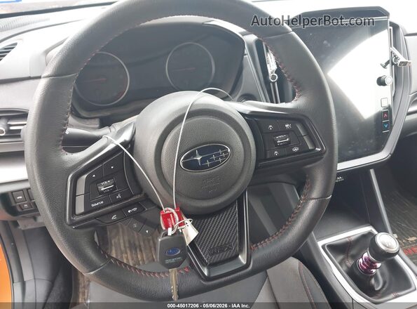 JF1VBAB63R9800037 2024 SUBARU WRX Оранжевый Вид панели приборов