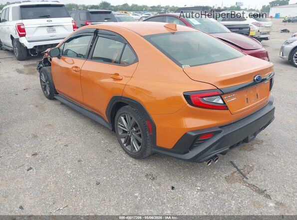 JF1VBAB63R9800037 2024 SUBARU WRX Оранжевый Задняя левая четверть