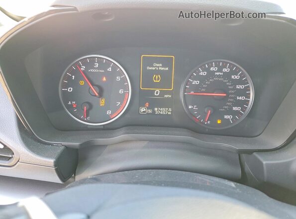 JF1VBAB65P8810071 2023 SUBARU WRX White Vista del cuadro de instrumentos