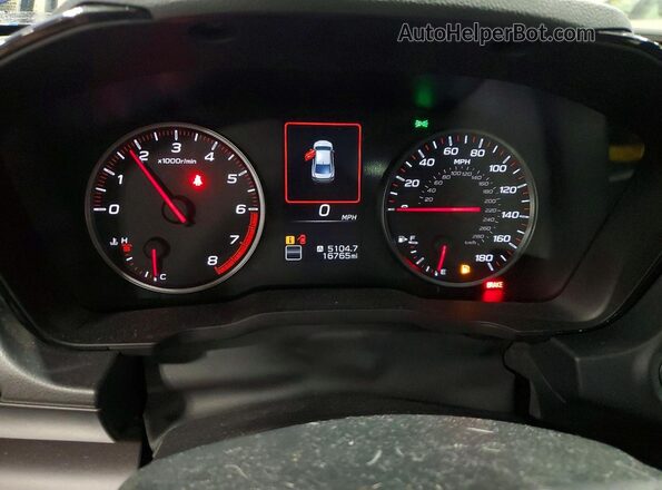 JF1VBAB6XR9820169 2024 SUBARU WRX Blue Սարքավորումների վահանակի տեսք
