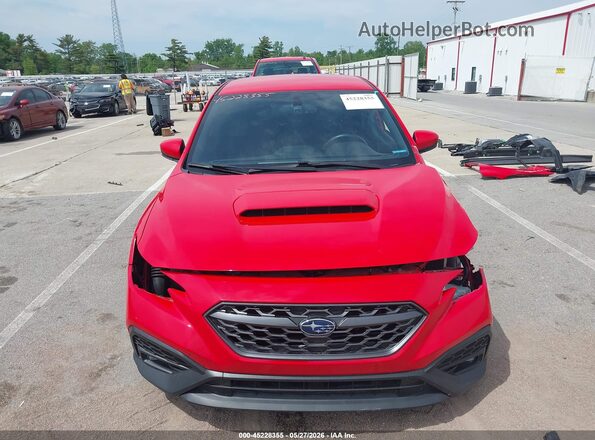 JF1VBAF61P9814994 2023 SUBARU WRX Red Սալոնի հետևի տեսք