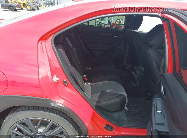 JF1VBAF61P9814994 2023 SUBARU WRX Red VIN կոդի պիտակի տեսք