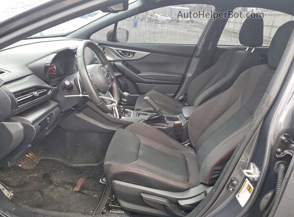 JF1VBAF63P9802572 2023 SUBARU WRX Gray წინა სალონის ხედი