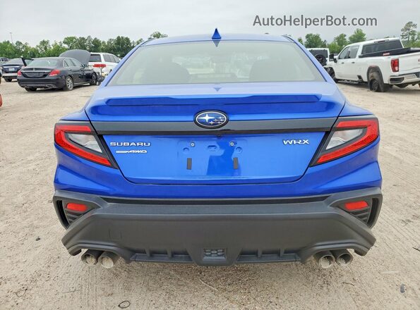 JF1VBAF63P9810543 2023 SUBARU WRX Blue Հետևի տեսք