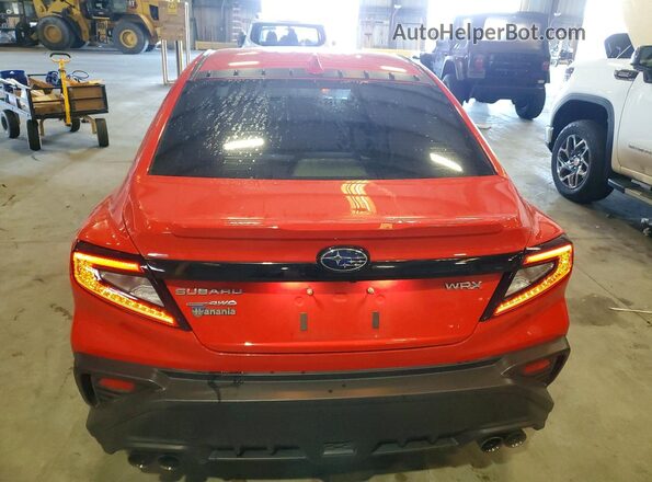 JF1VBAF63P9814723 2023 SUBARU WRX Красный Вид сзади