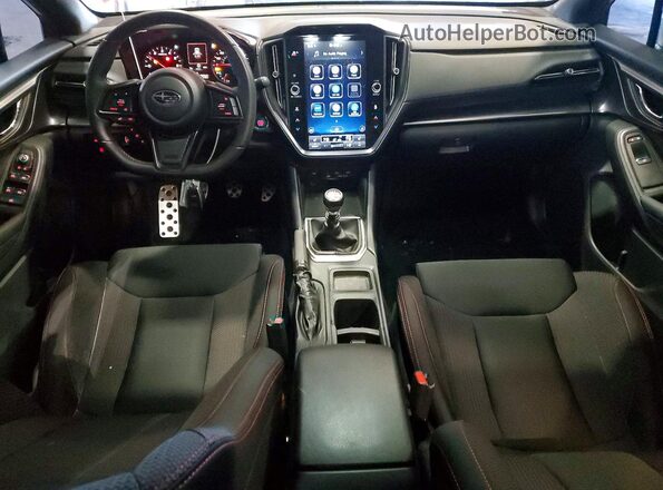 JF1VBAF63P9814723 2023 SUBARU WRX Красный Вид панели приборов