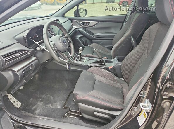 JF1VBAF66P9812724 2023 SUBARU WRX Black Widok wnętrza z przodu