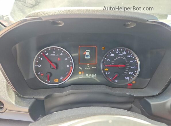 JF1VBAF66P9812724 2023 SUBARU WRX Black Widok zestawu wskaźników