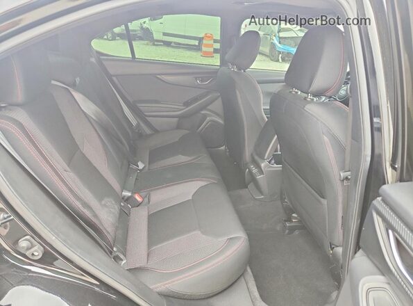 JF1VBAF66P9812724 2023 SUBARU WRX Black Widok tylnych siedzeń