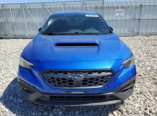JF1VBAF69N9008950 2022 SUBARU WRX Blue Widok z przodu
