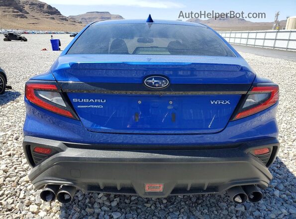 JF1VBAF69N9008950 2022 SUBARU WRX Blue Widok z tyłu