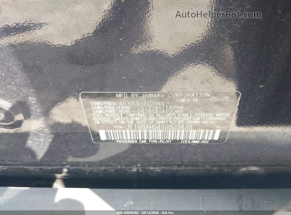 JF1VBAH64S9803428 2025 SUBARU WRX Navy 