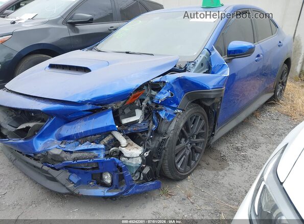 JF1VBAH66R9809094 2024 SUBARU WRX Blue წინა მარცხენა ხედი სამი მეოთხედიდან