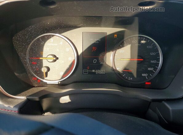 JF1VBAH68S9802833 2025 SUBARU WRX Blue Вид щитка приладів