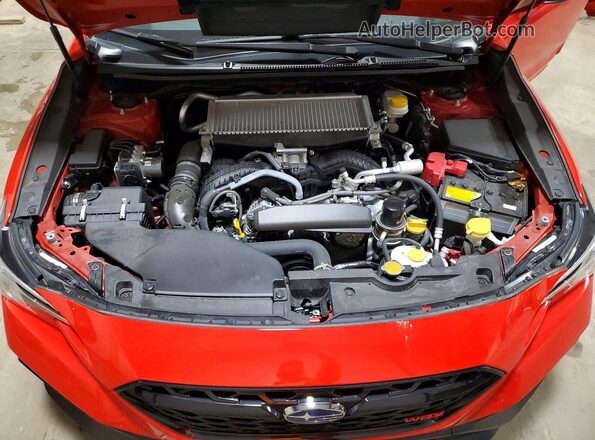 JF1VBAH69S9801836 2025 SUBARU WRX Red Вид задньої частини салону