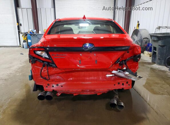 JF1VBAH69S9801836 2025 SUBARU WRX Red Вид ззаду