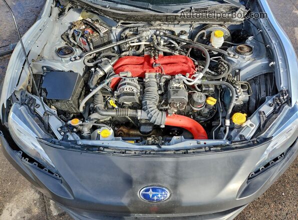 JF1ZCAB16H9605972 2017 SUBARU BRZ Silver Widok wnętrza z tyłu