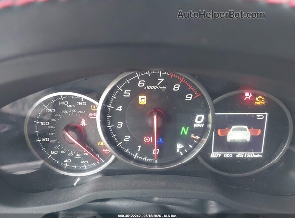 JF1ZCAC14H8604582 2017 SUBARU BRZ Серый Вид задних сидений