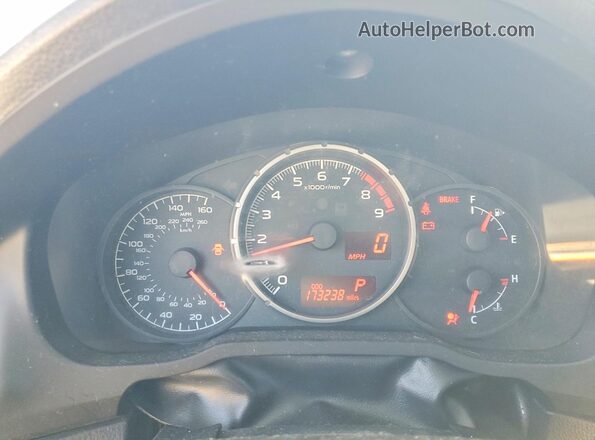 JF1ZCAC19G8601580 2016 SUBARU BRZ Blue Вид щитка приладів