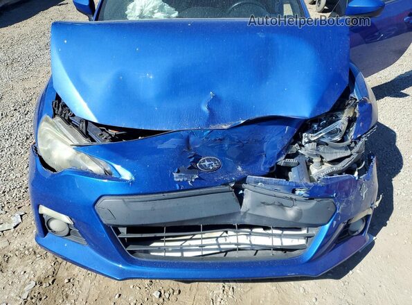 JF1ZCAC19G8601580 2016 SUBARU BRZ Blue Вид задньої частини салону